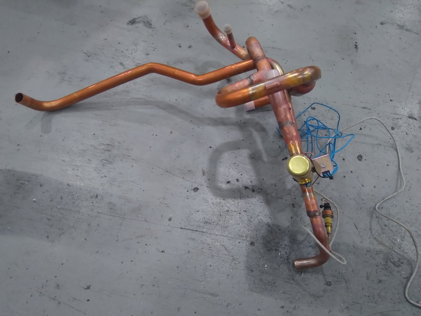 4 Way Reversing Valve Assembly with 24V Coil and Pressure Switch