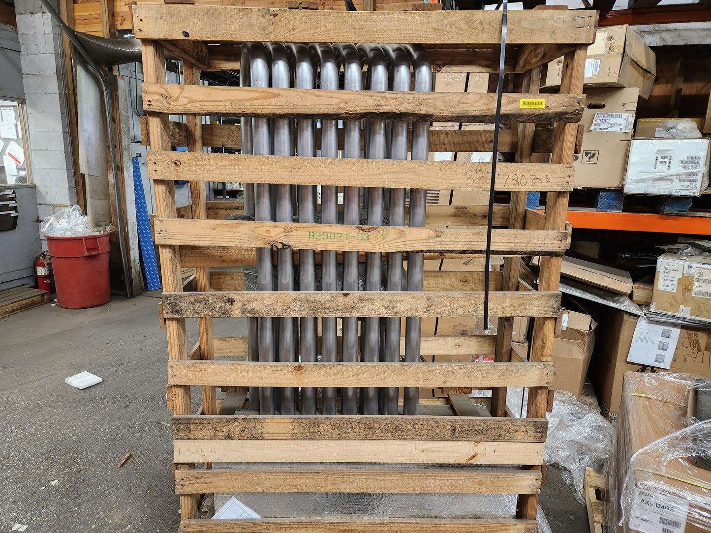8 Tube Heat Exchanger Assembly