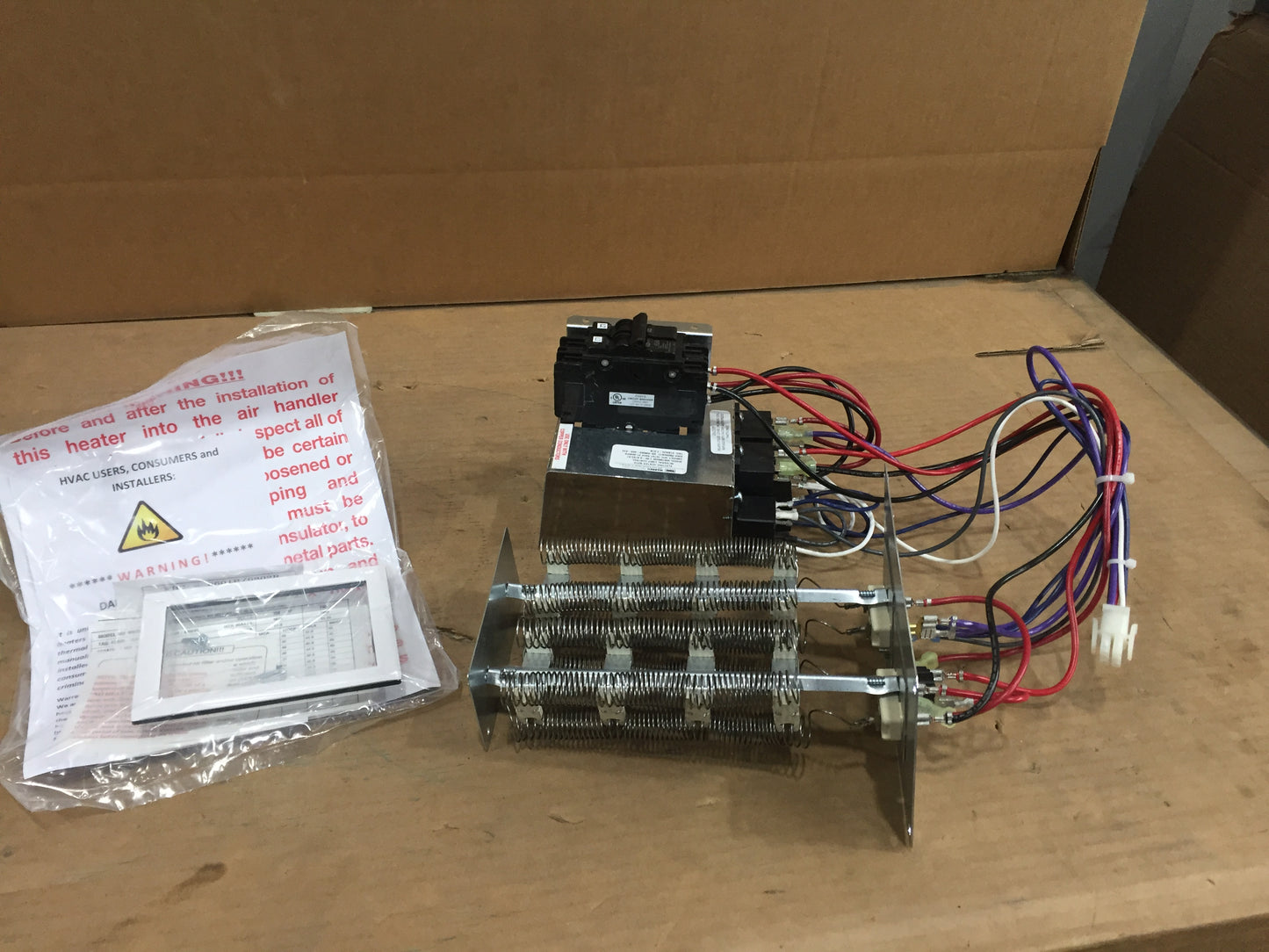 7.5 kW Electric Heat Kit: 240/60/1