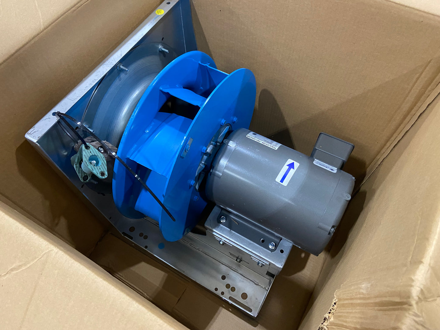 16" Single Inlet Direct Drive Plenum Fan w/3HP 208 Volt Motor RPM 2305