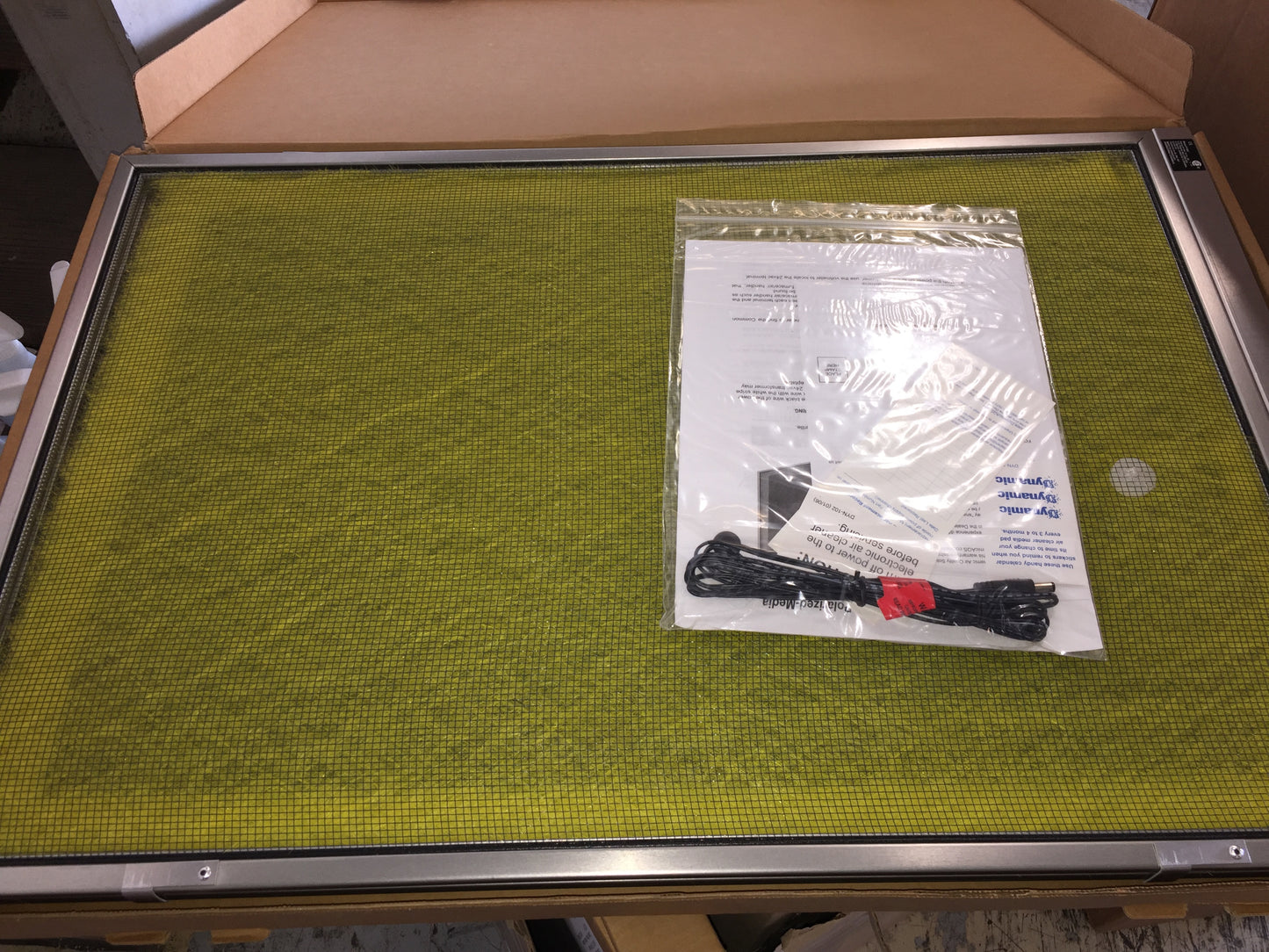 Polarized-Media Electronic Air Cleaner, 24VAC, 60 Hertz, 2 Watt, 20" X 30" X 1"