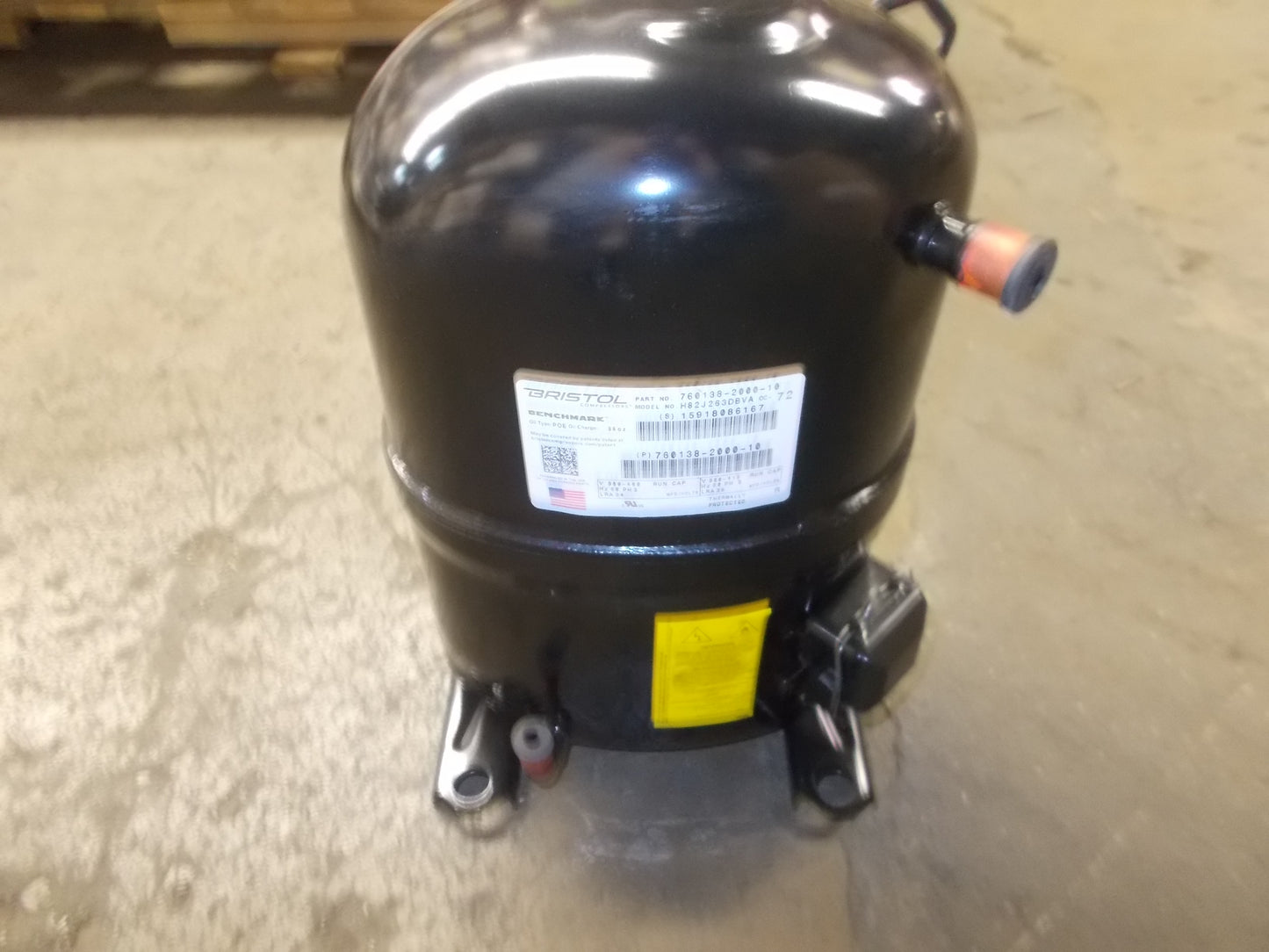 Compresor alternativo modelo Benchmark de 2 toneladas de CA/HP