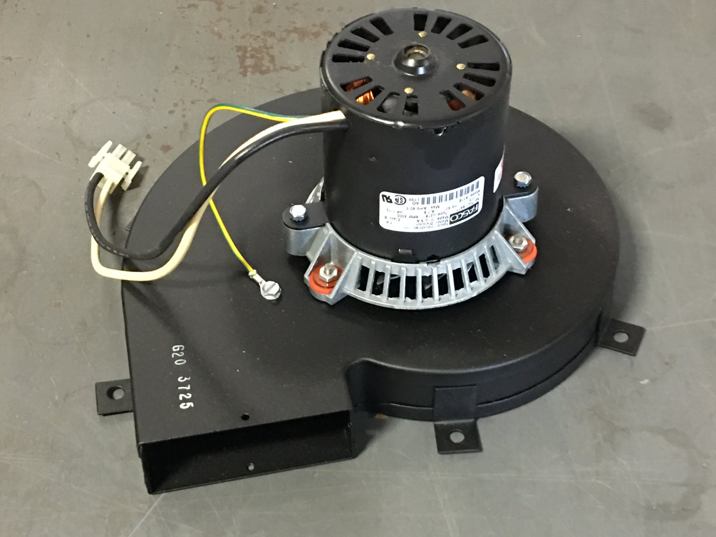 1/15 HP Draft Inducer Blower 115/60/1 3000 RPM 1 Speed