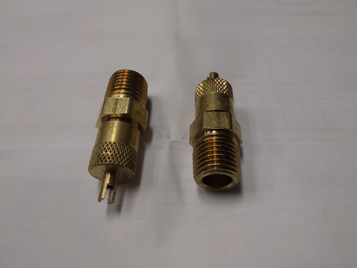 1/4M x 1/4"Mpt Brass Access"