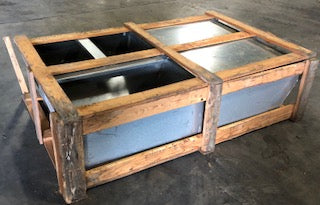 16" High Roof Curb Adapter With Duct Transitions for Large Packaged Units