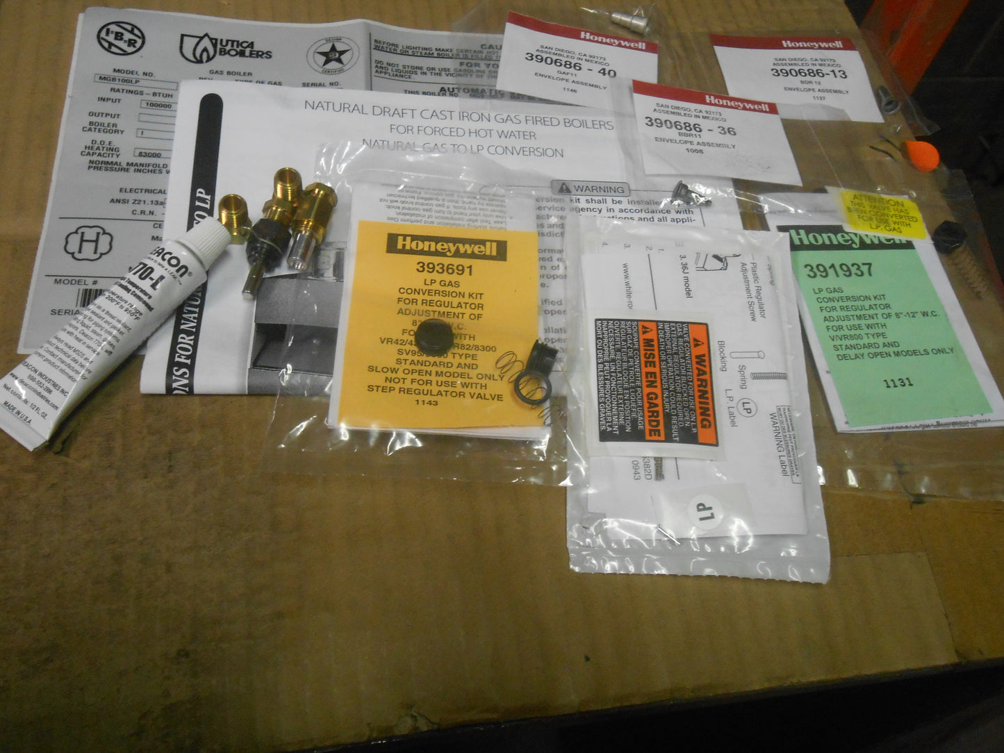 Natural Gas to LP Gas Conversion Kit