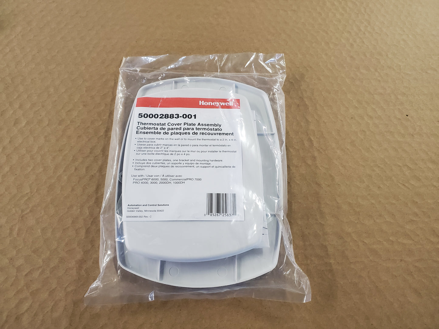 Placa de cubierta del termostato