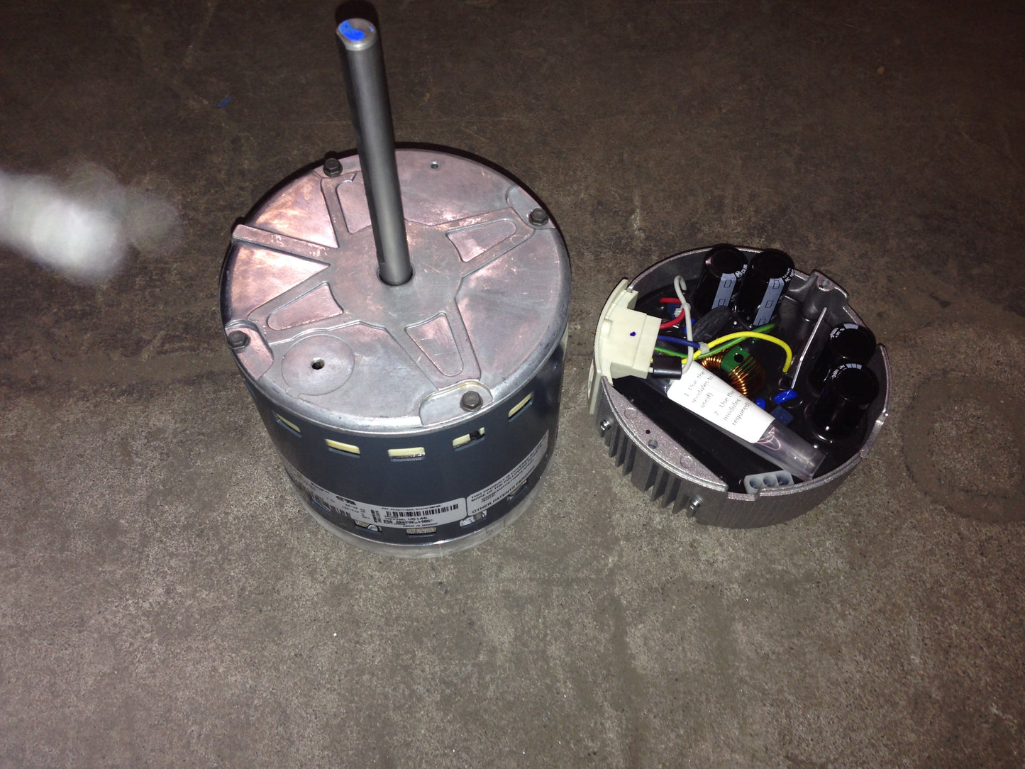 Motor de soplador ECM de 1 HP, 120-240/60/1