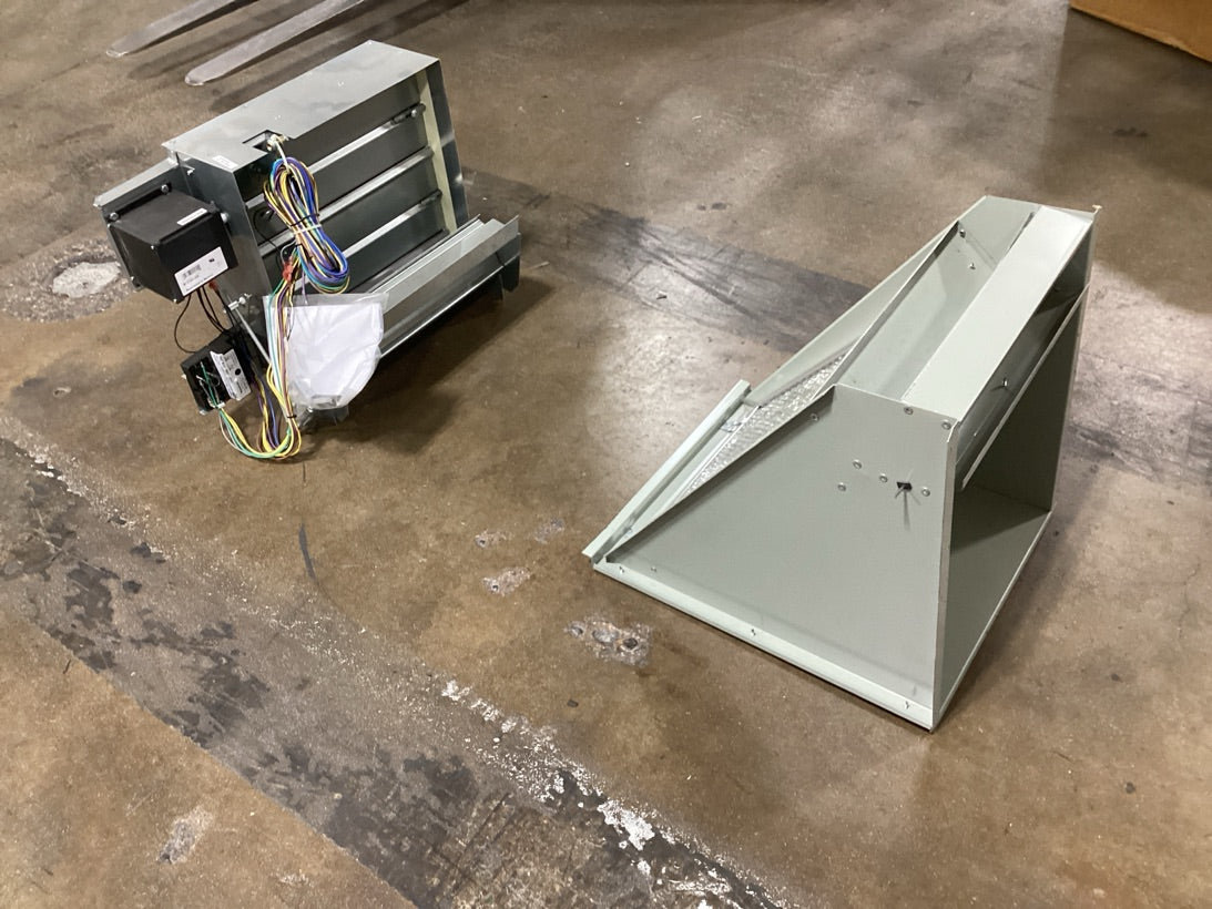 3 Ton Modulating Economizer And Rain Hood