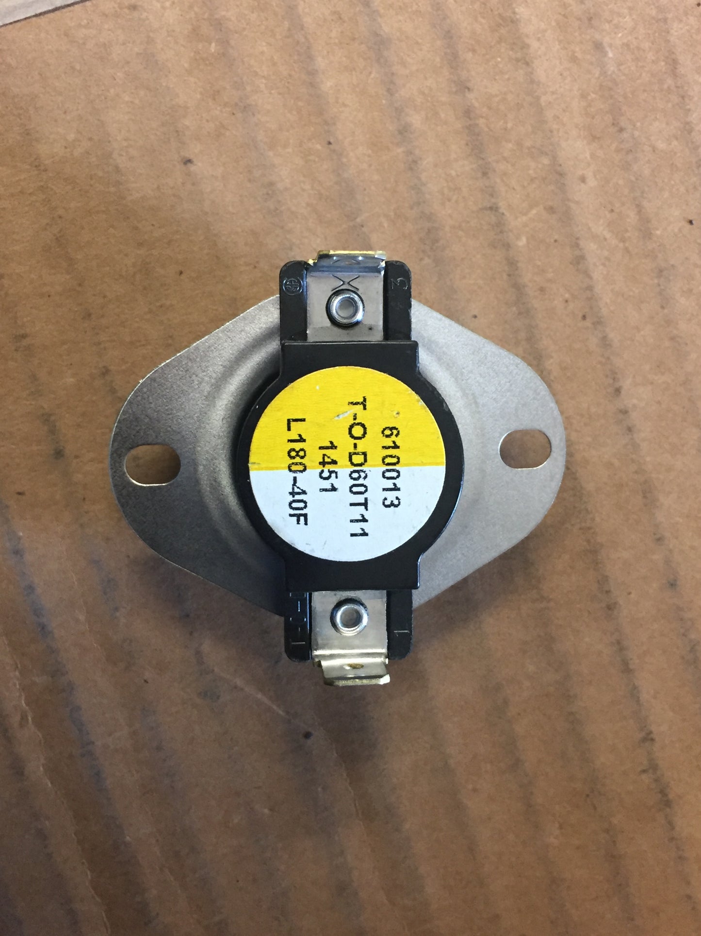Limit Control Thermostat, Cut Out:180, Cut In:140(40)