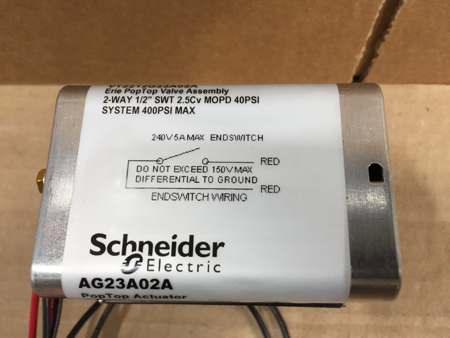 2-Way 1/2" SWT 2.5CV MOPD 40PSI