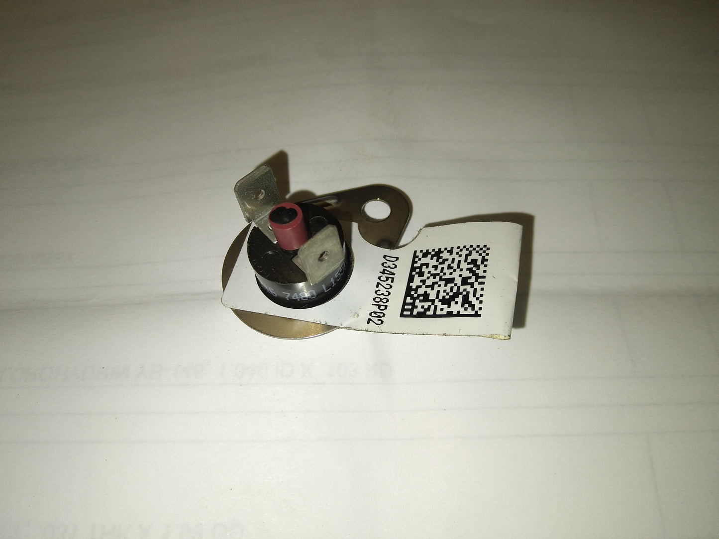 Flame Rollout Switch L155F w/Manual Reset