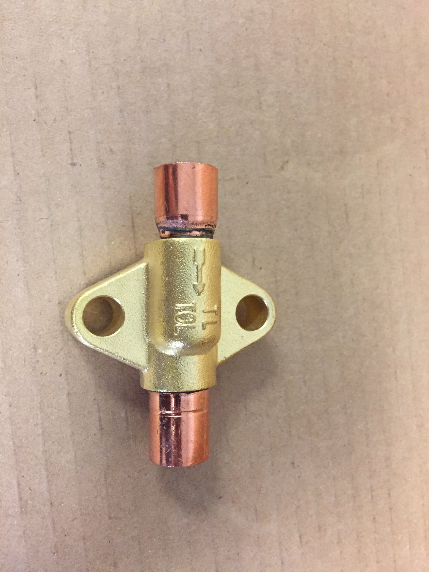 Brida, válvula de paso recto, 5/8 ODF x 5/8 ODF