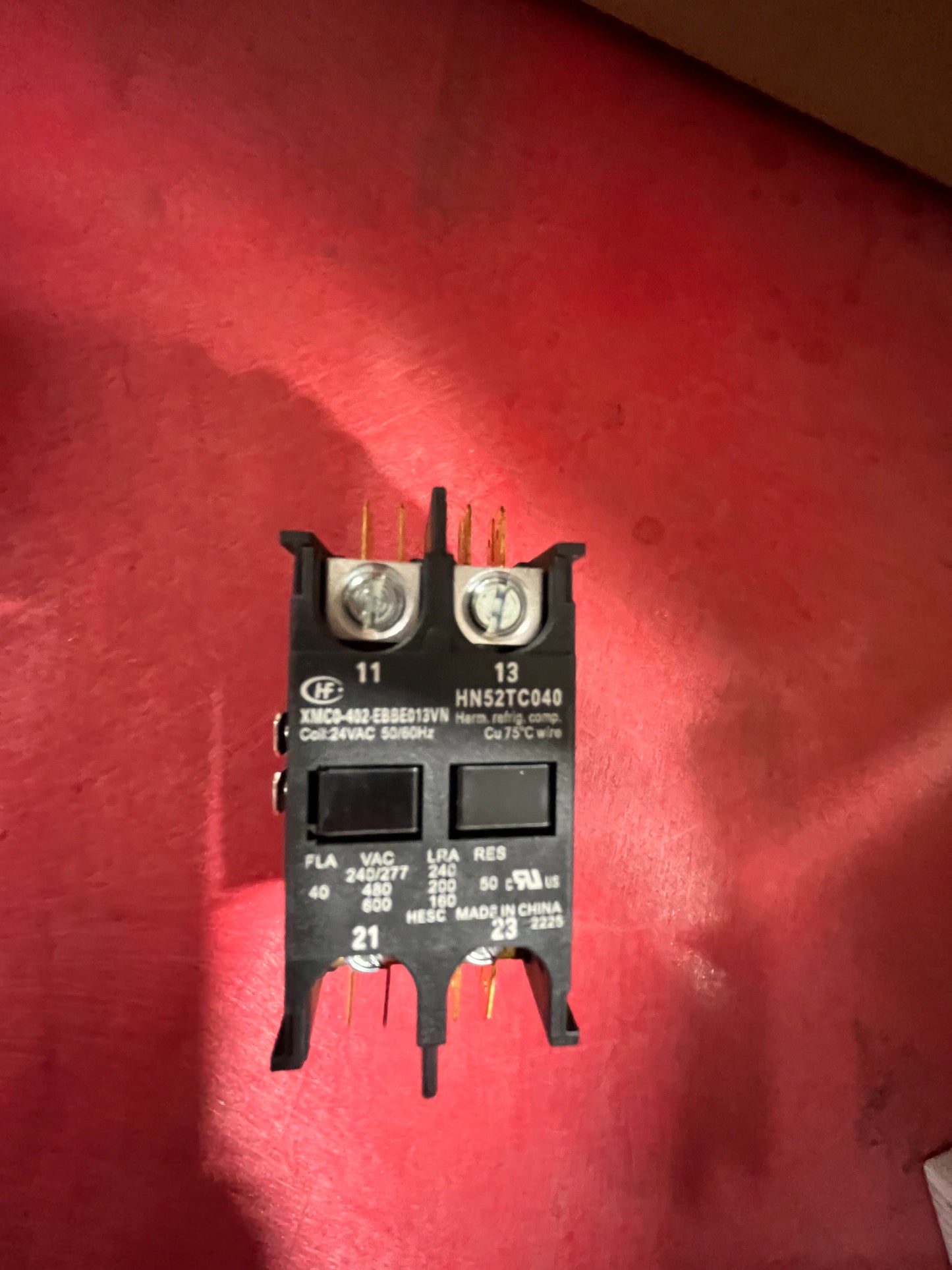 2 Pole 40 Amp Contactor 24 Volt Coil