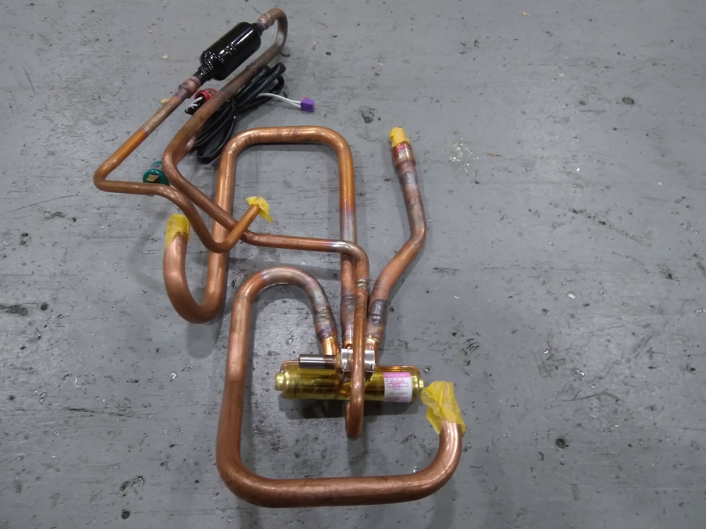 4 Way Reversing Valve Tube Assembly w/High and Low Pressure Switch