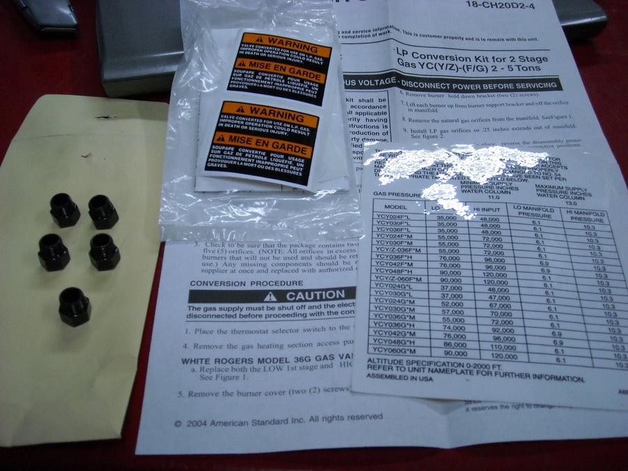 Propane Conversion Kit