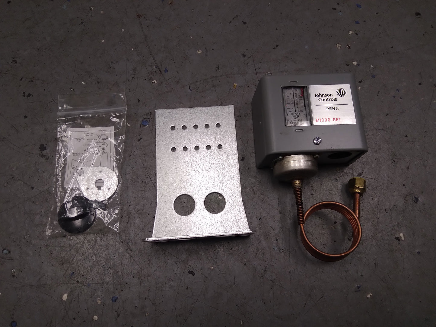 SPST Low Pressure Control 12" HG VAC/80PSIG Range