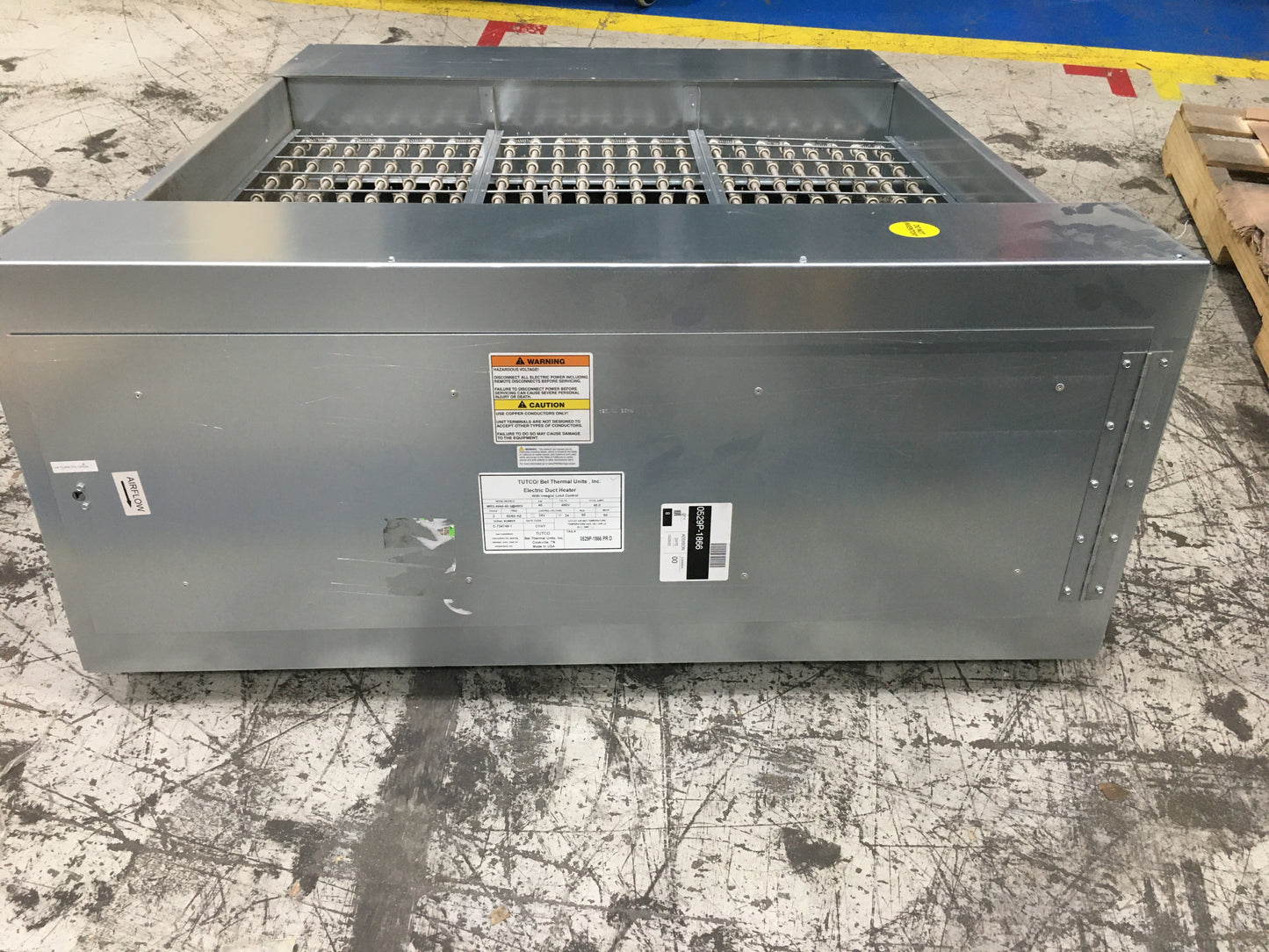 40kW Electric Duct Heater 480/50-60/3 48 Amps 2 Stage