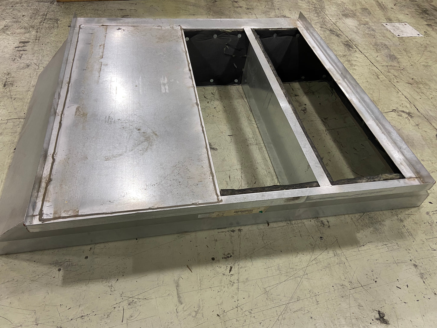 15" High Roof Curb Adapter with Duct Transition