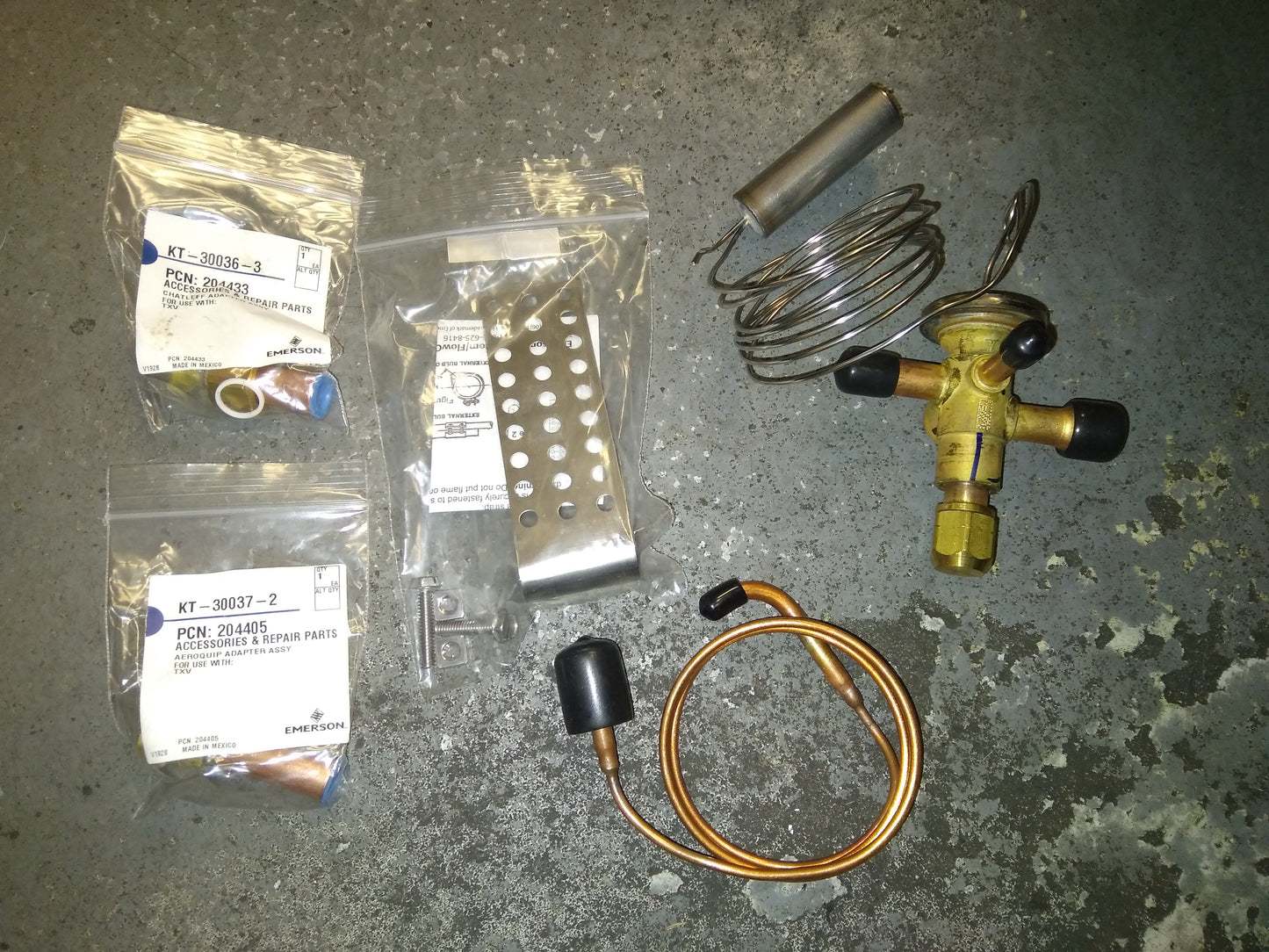 2 Ton ODF Thermostatic Expansion Valve w/5" Capillary R-410A