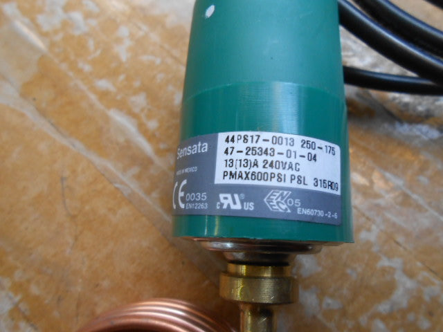 Low Ambient Pressure Control Switch