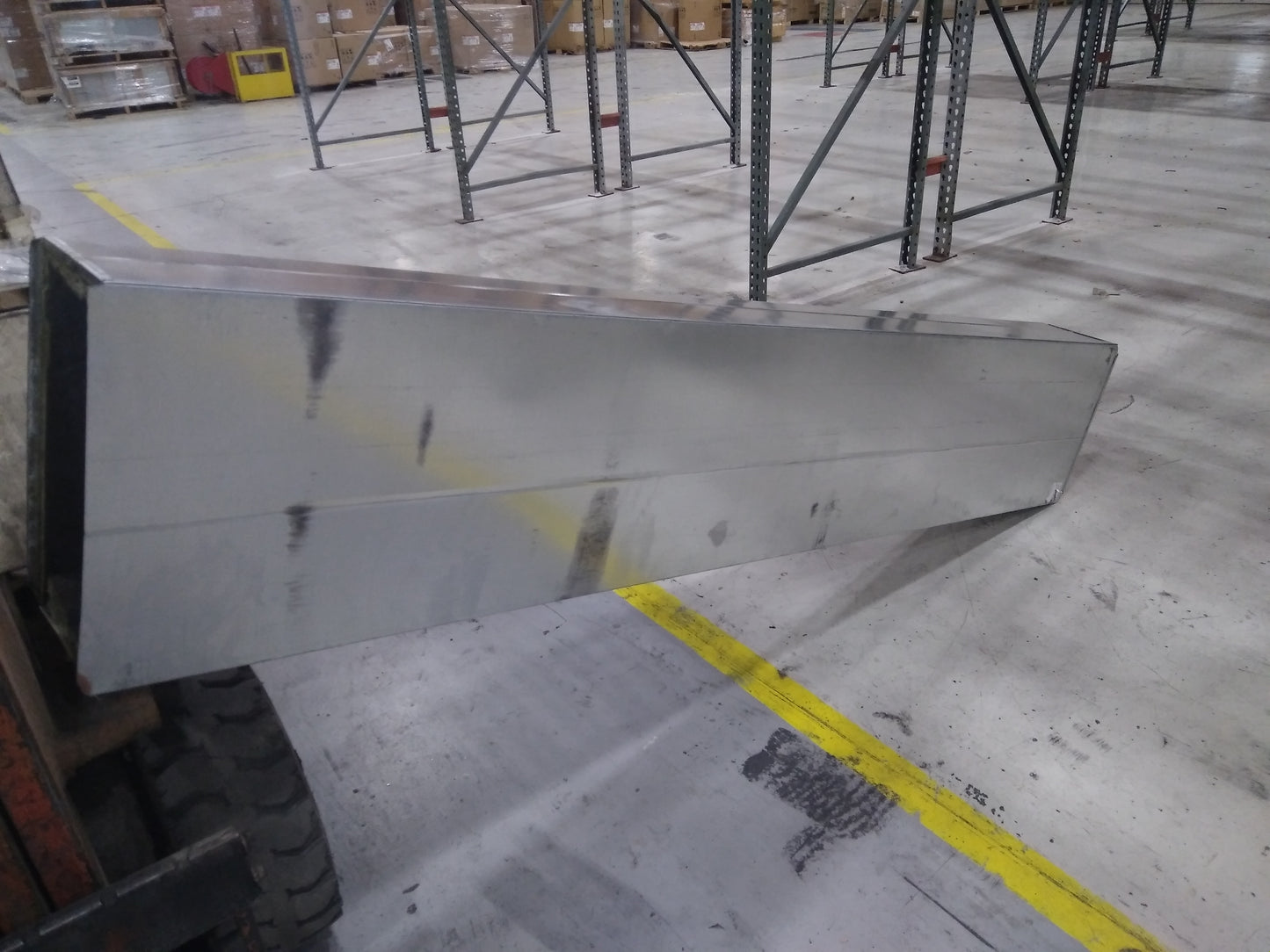 9 x 18" x 96" Rectangular Insulated Duct With Cap"