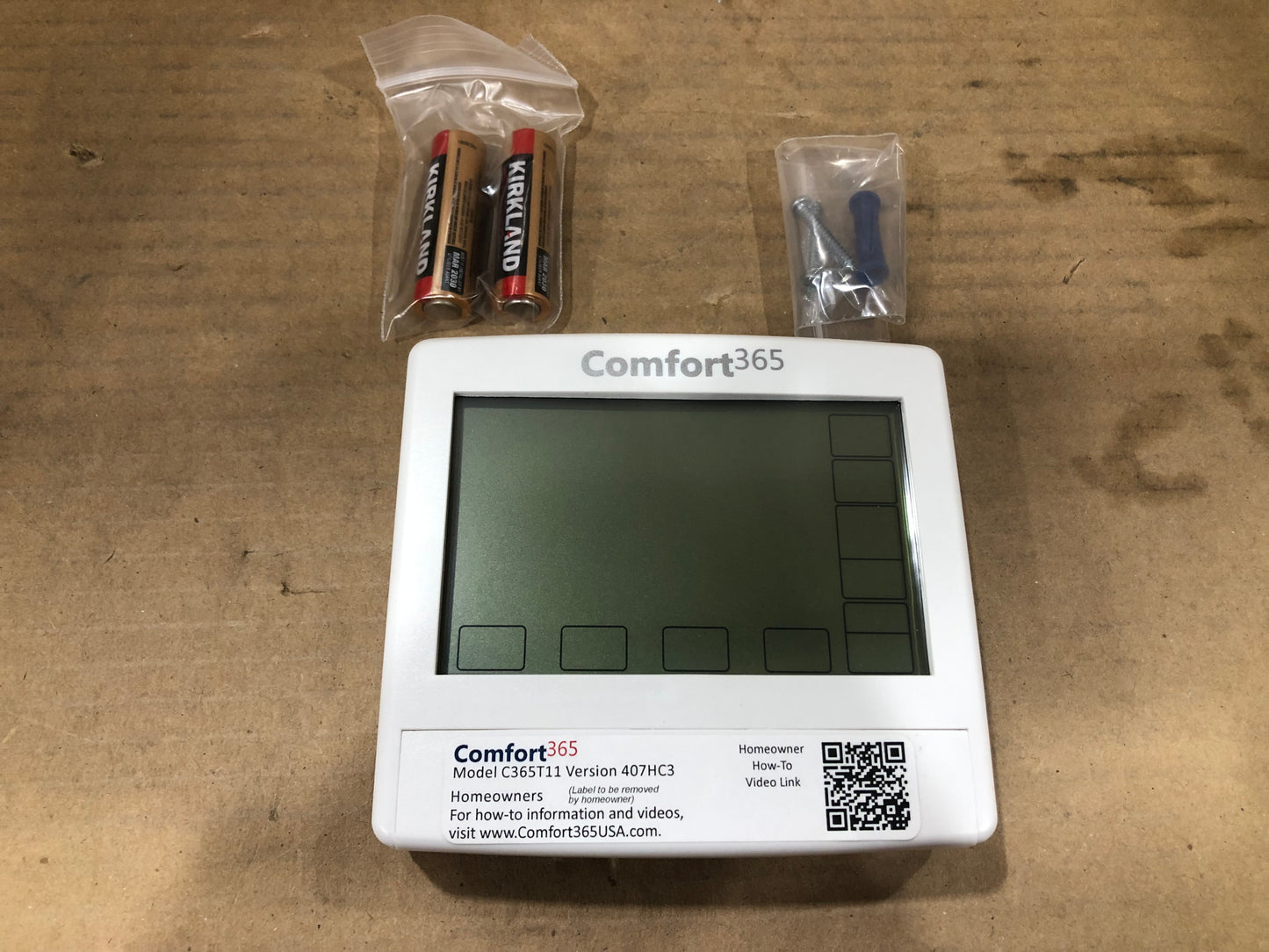 24 VAC Programmable Thermostat with Airflow Control