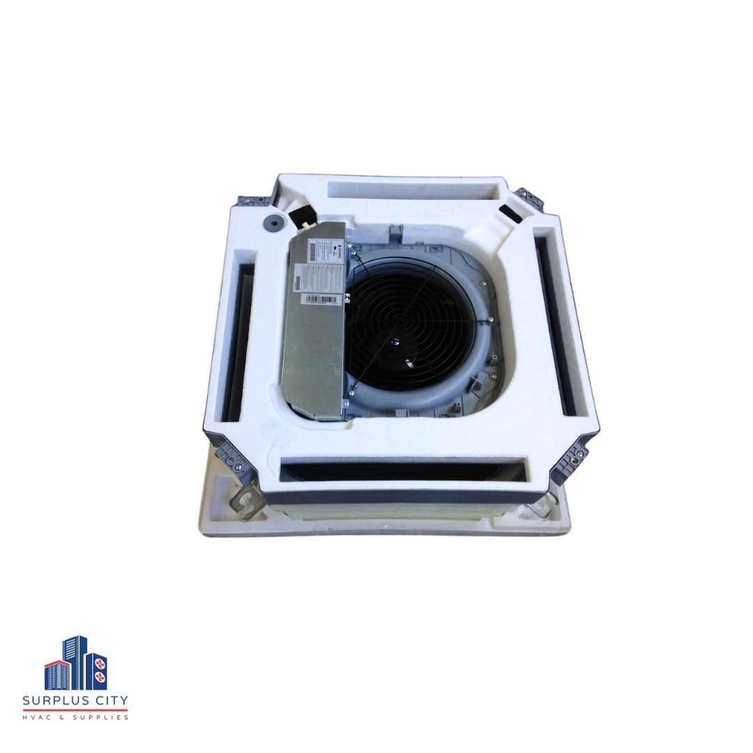 18,000 BTU Indoor Mini 4-Way Cassette Heat Pump Unit, 208-230/60/1 R-410A 260-380 CFM