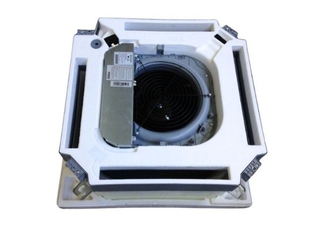 18,000 BTU Indoor Mini 4-Way Cassette Heat Pump Unit, 208-230/60/1 R-410A 260-380 CFM