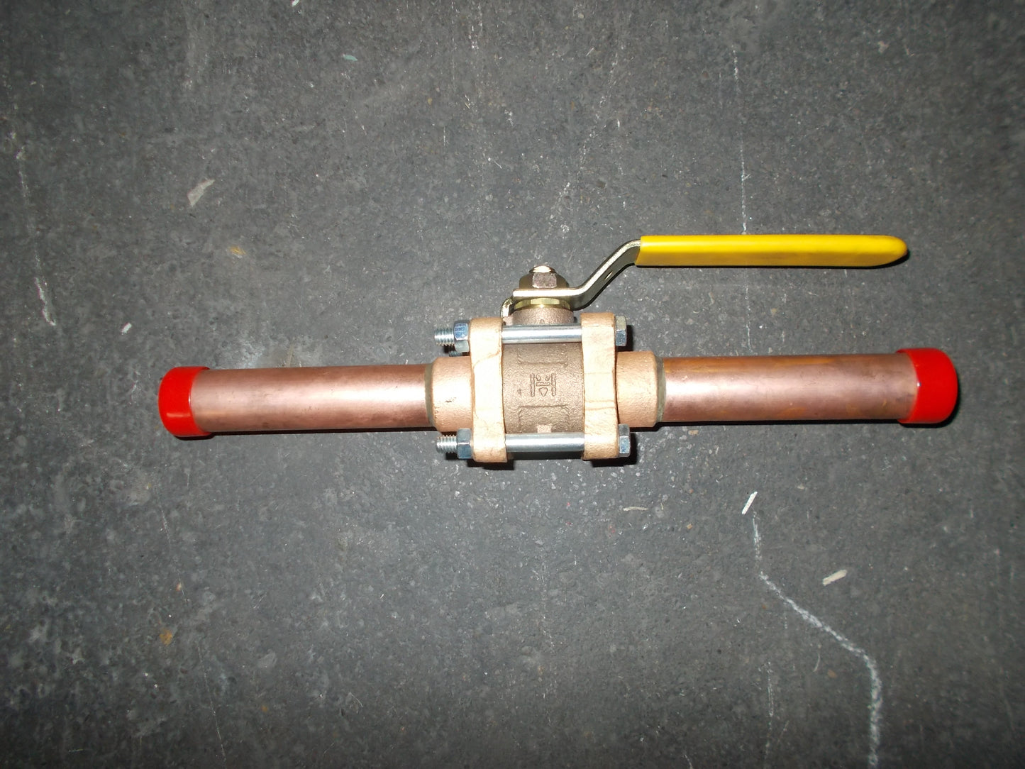1" Sweat Bronze Ball Valve w/Extended Tube Ends