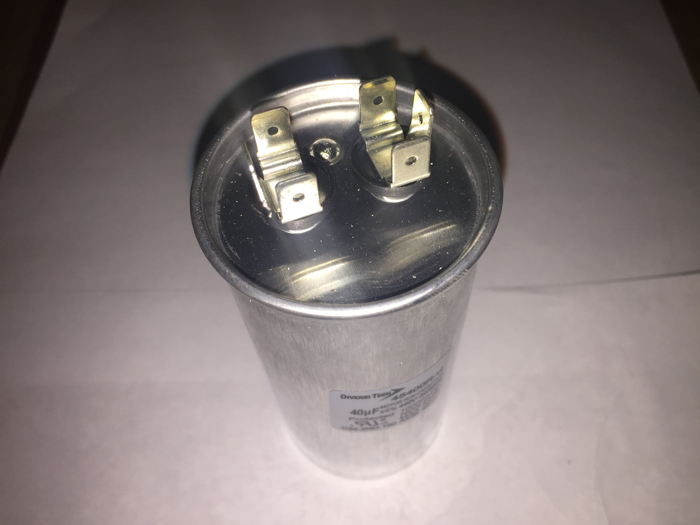 40 MFD x 440V Round Single Run Capacitor
