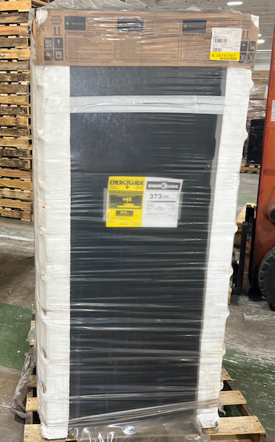 Congelador de montaje superior y refrigerador completo de 14 pies cúbicos en color negro