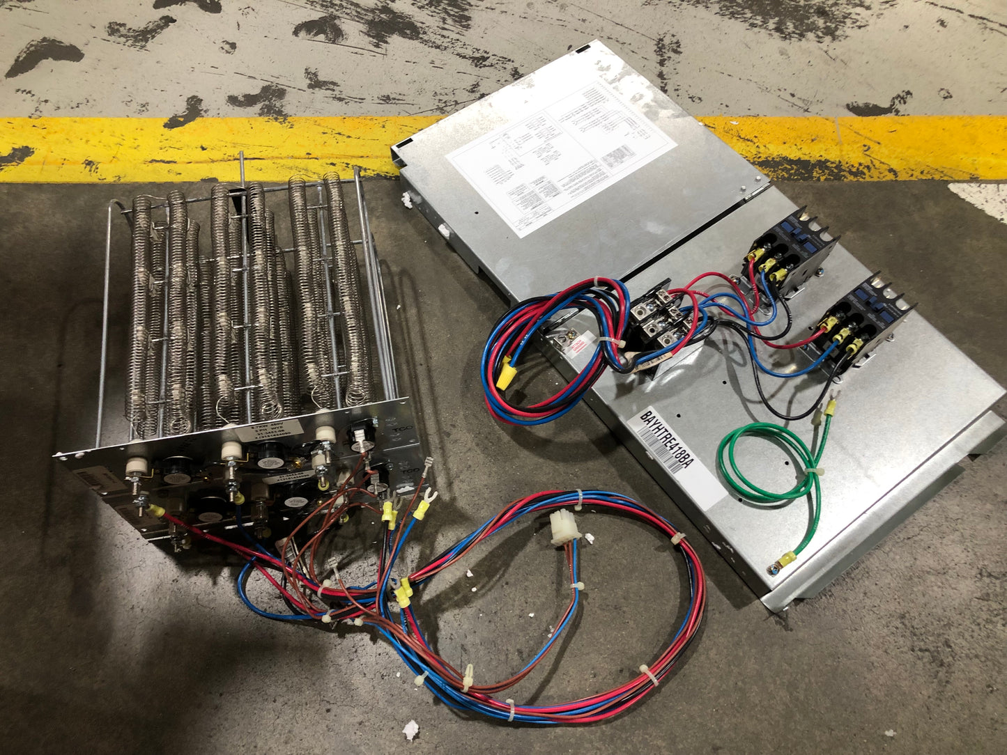 8.7 Kw Dual Electric Heat Kit 380-415-480/50-60/3 Amps 10.9/13.0/17.4 W/Fuse Panel