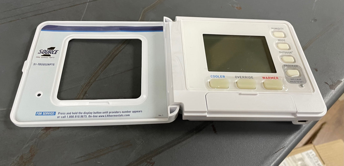 24 VAC LX Series 4 Heat/2 Cool Heat/Cool/Heat Pump Commercial Digital Thermostat w/Humidity Control