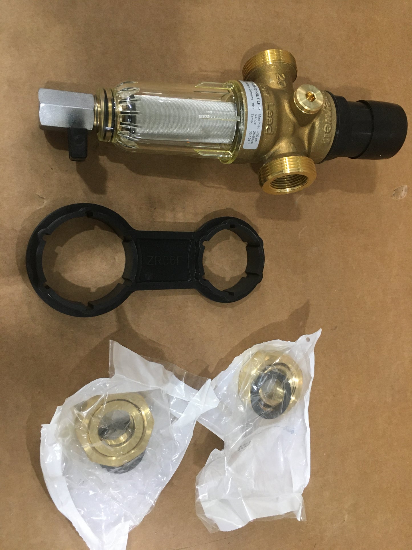 Dialset Low Lead Pressure Regulating Filter Combination