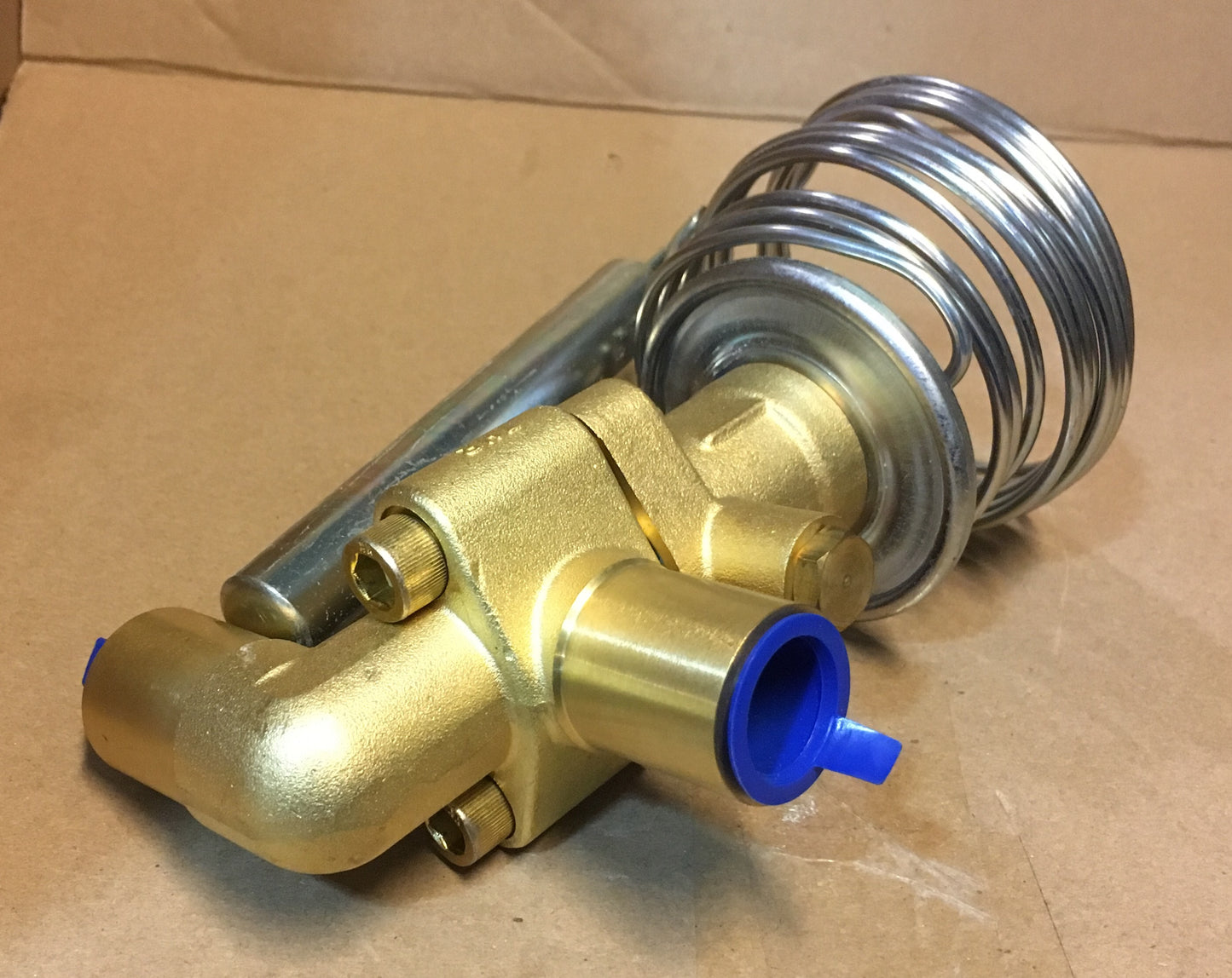 Válvula TXV de flujo doble, balanceada, de temperatura media externa ajustable, de 55 toneladas, con puerto y ecualizador externo de 1/4 Sae R-134A