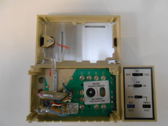 Thermostat with Subbase; 30 Volt, 2-Stage Heating, 1-Stage Cooling