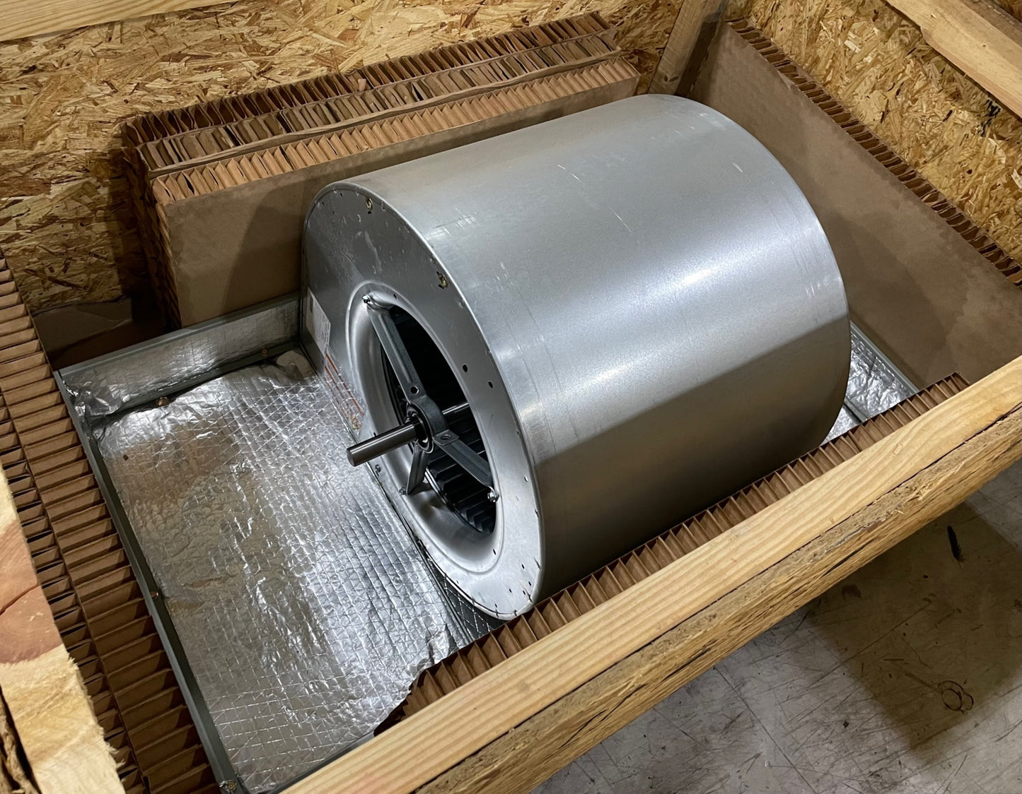 Single Blower Housing Assembly With Top Panel