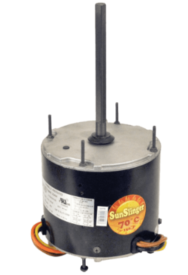 Motor de ventilador de condensador de 1/2 HP, 208-230/60/1, 1075 RPM, 1 velocidad