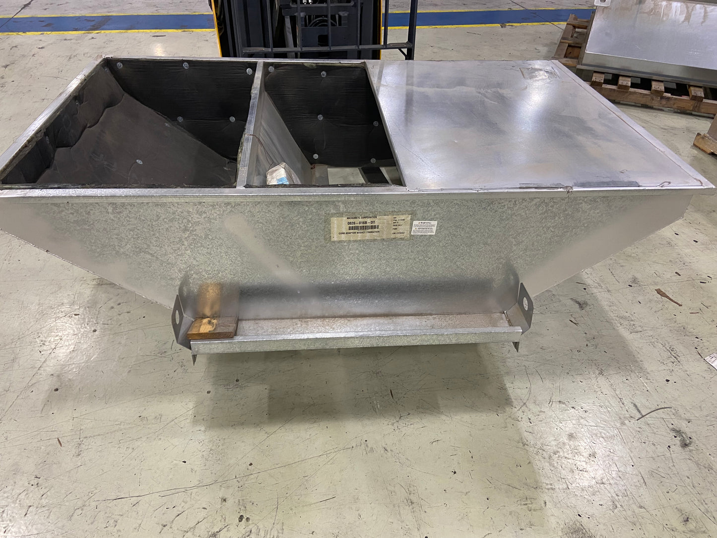 20" High Roof Curb Adapter with Duct Transition