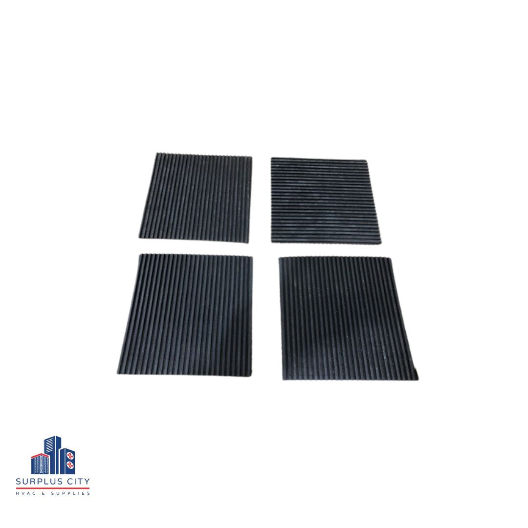 Almohadilla antivibración de 6 x 6" x 3/8"