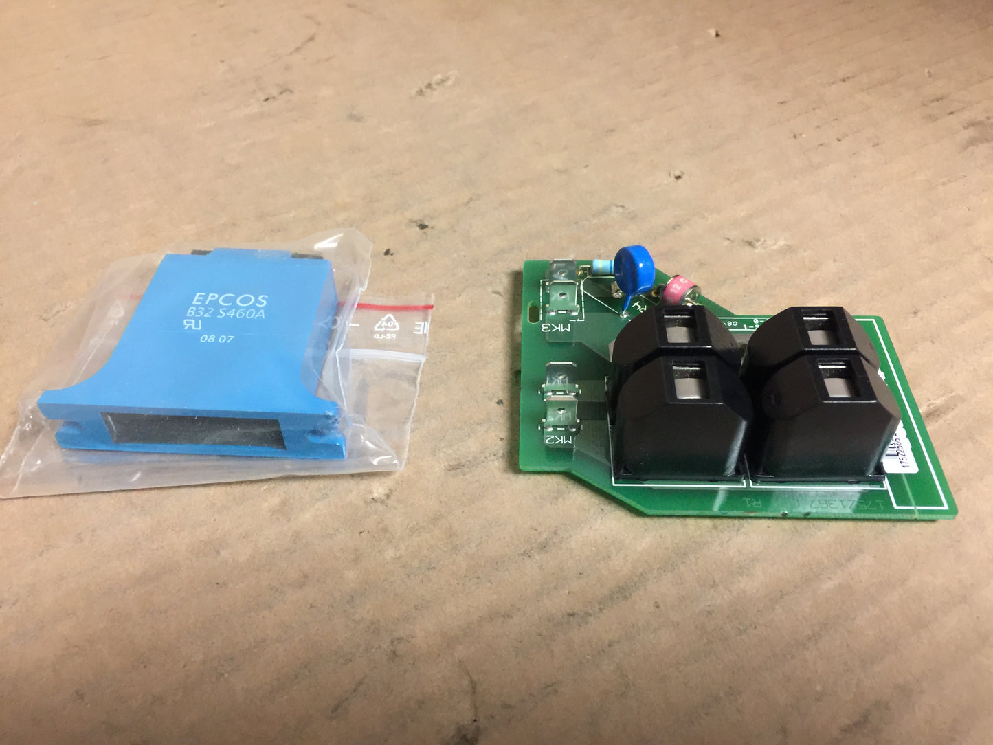 Control Board; Spare Varistor Card, VLT5016-5052