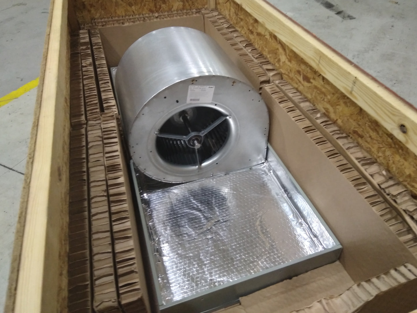 Single Blower Housing Assembly With Top Panel