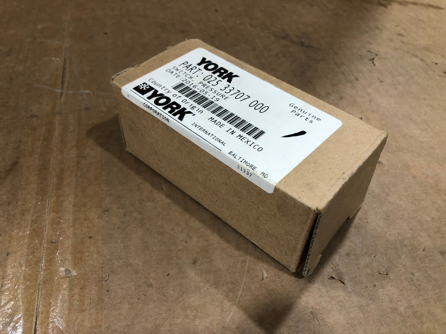 Interruptor de presión de 240 V CA