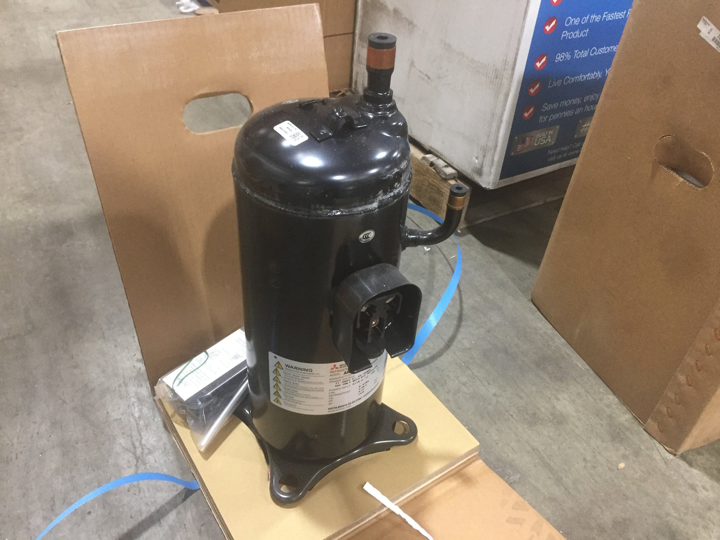 5 Ton AC/HP Scroll Compressor 5HP R410A DC Inverter Compressor 400V 3