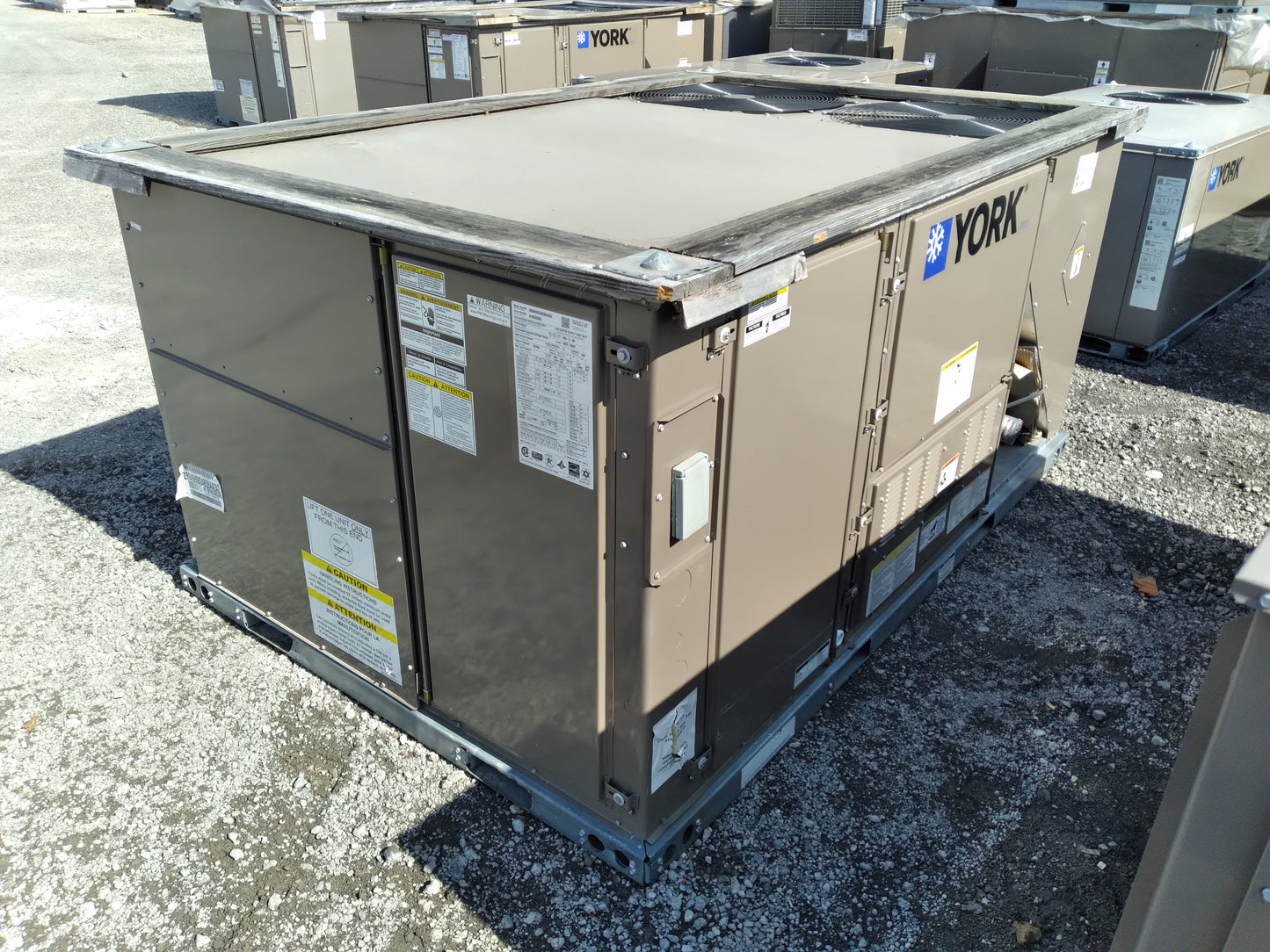 4 Ton 2 Stage Convertible Natural Gas/Electric Packaged Unit, 12.1 Eer, 460/60/3, R410A
