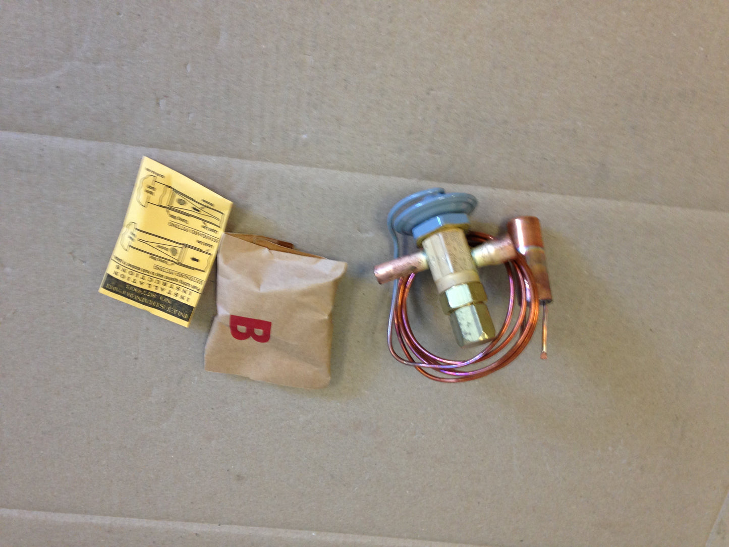 2 Ton Thermostatic Expansion Valve, 3/8 x 1/2" Sweat