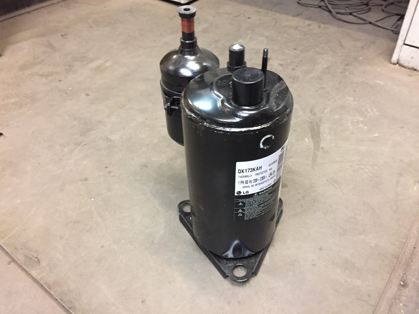 12,000 Btu Rotary Compressor, 208-230/60/1 R-22