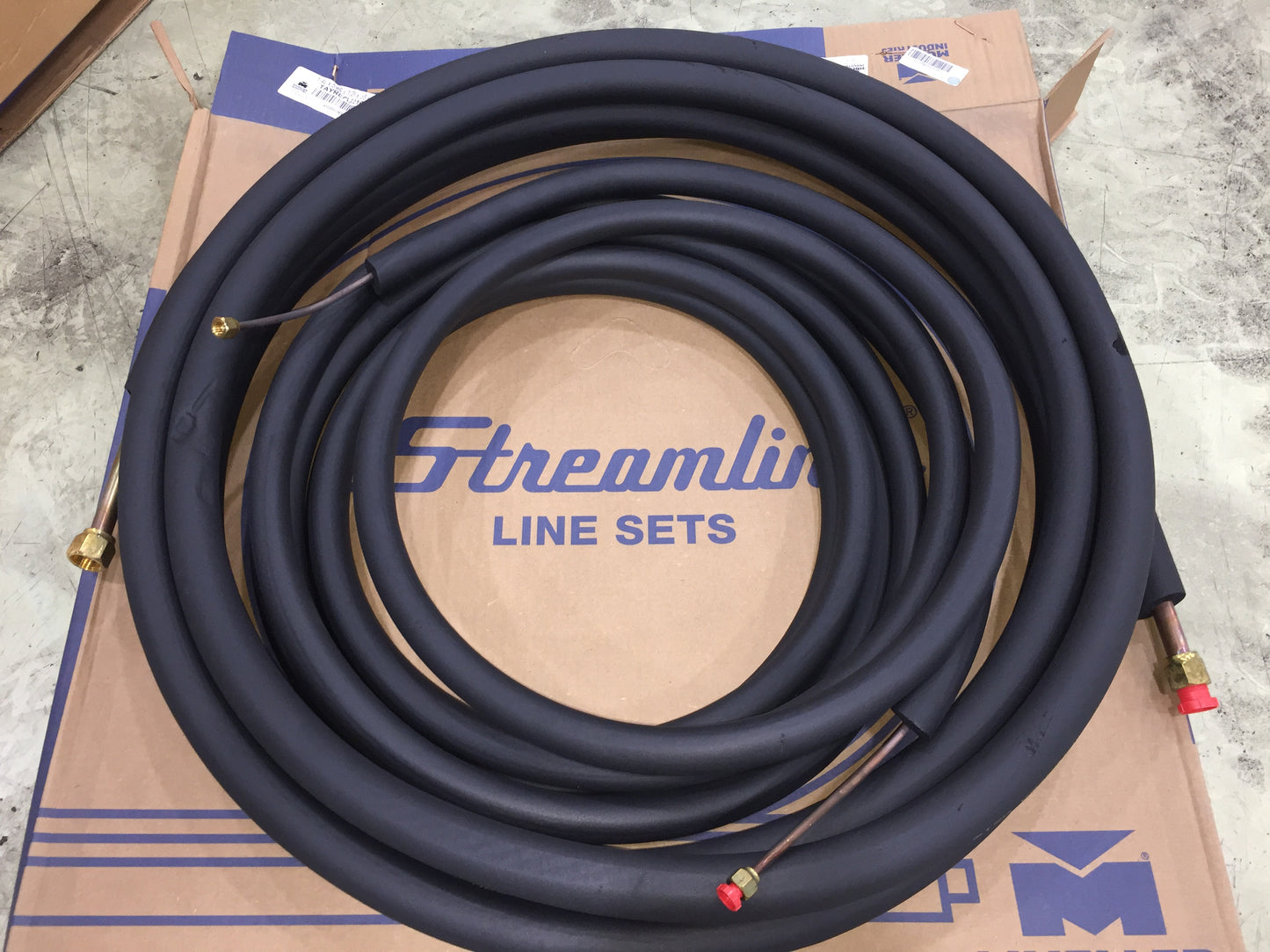 1/4" X 5/8" X 1/2" X 35' Flare Lineset