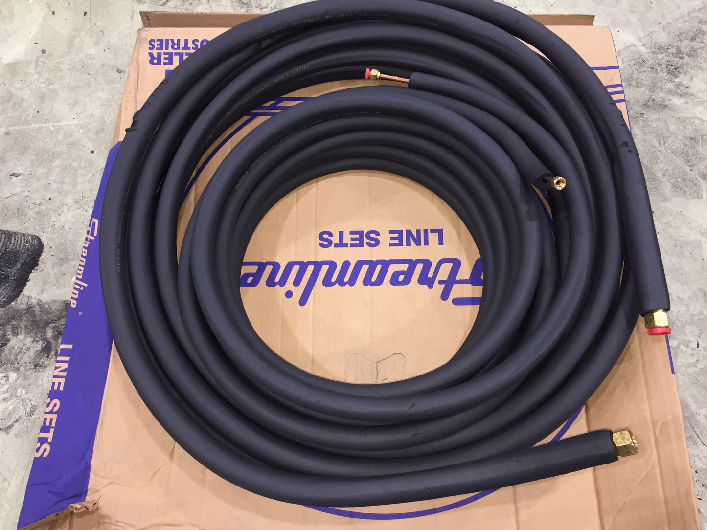 1/4" X 5/8" X 1/2" X 50' Flare Lineset